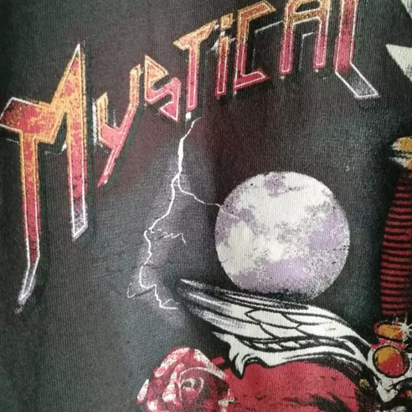 Mystical Thunder Moon Child Graphic Tee Dress - Picture 6 of 6